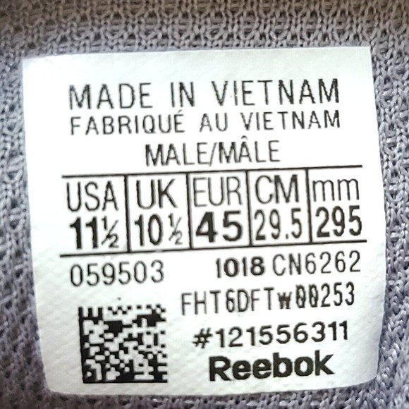 Reebok ridgerider trail trainers Mens Size 11.5 Grey - Picture 9 of 12